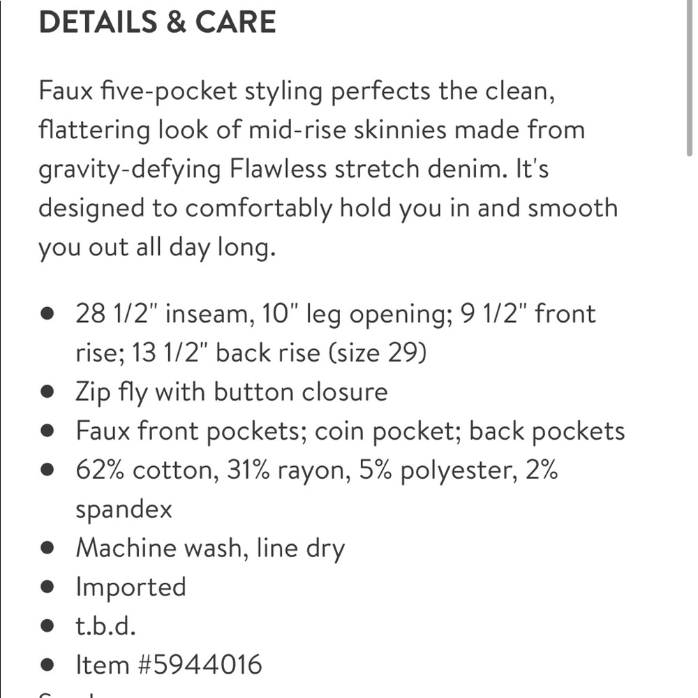 NEW • Joe’s Jeans • Icon Mid Rise Skinny Jeans 25 - Picture 4 of 4
